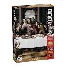 Santa Ceia Puzzle 1000 Peças Quebra-cabeça - Grow