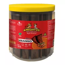 Bifinho Petisco Cachorro Amiguitos Frango Pote 1kg + Brinde