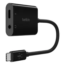 Adaptador De Auriculares Usb-c A 3,5 Mm + Carga Usb-c Belkin