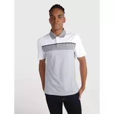 Polo Con Diseño Bloque Multicolor Calvin Klein De Hombre