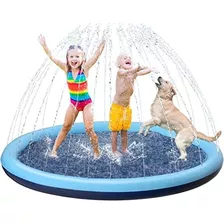 Kids Dog Splash Pad Sprinkler - Non Slip Dog Sprinkler...