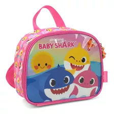 Lancheira Baby Shark Pinkfong Tubarao La39003 Cor Pink