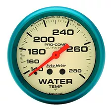 Auto Meter 4531 Ultra-nite Agua Medidor De Temperatura.