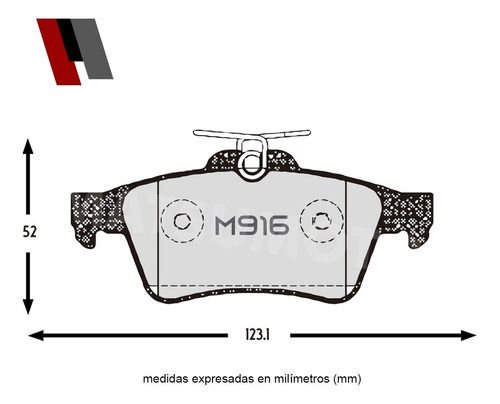 Pastillas De Freno Traseras Mazda 3 Alternativa 2004-2008 Foto 3