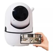 Câmera Ip Wifi Robo Inteligência Audio Onvif Hd Babá Eletr