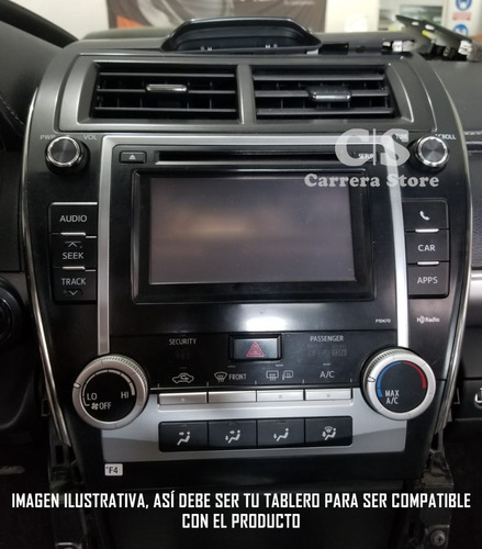 Frente Base Adaptador Estereo Toyota Camry 2012 2013 2014 Foto 4