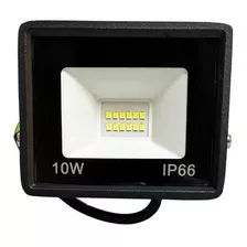 Refletor Holofote Led Smd 10w Ip66 Bivolt 6000k Branco Frio