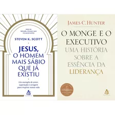 Jesus, O Homem Mais Sábio Que Já Existiu + O Monge E O Executivo - 2 Livros