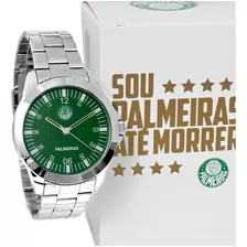 Relógio Palmeiras Masculino Oficial Verdão Sep23-003