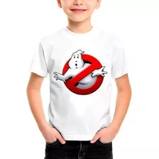 Camiseta Infantil Ghostbusters Logo Os Caça Fantasmas #74