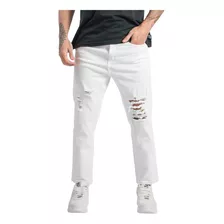 Jean Volsano Mom Fit Denim Aruba Blanco Hombre