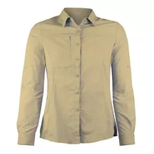 Camisa Trekking Manga Larga Mujer Outdoor