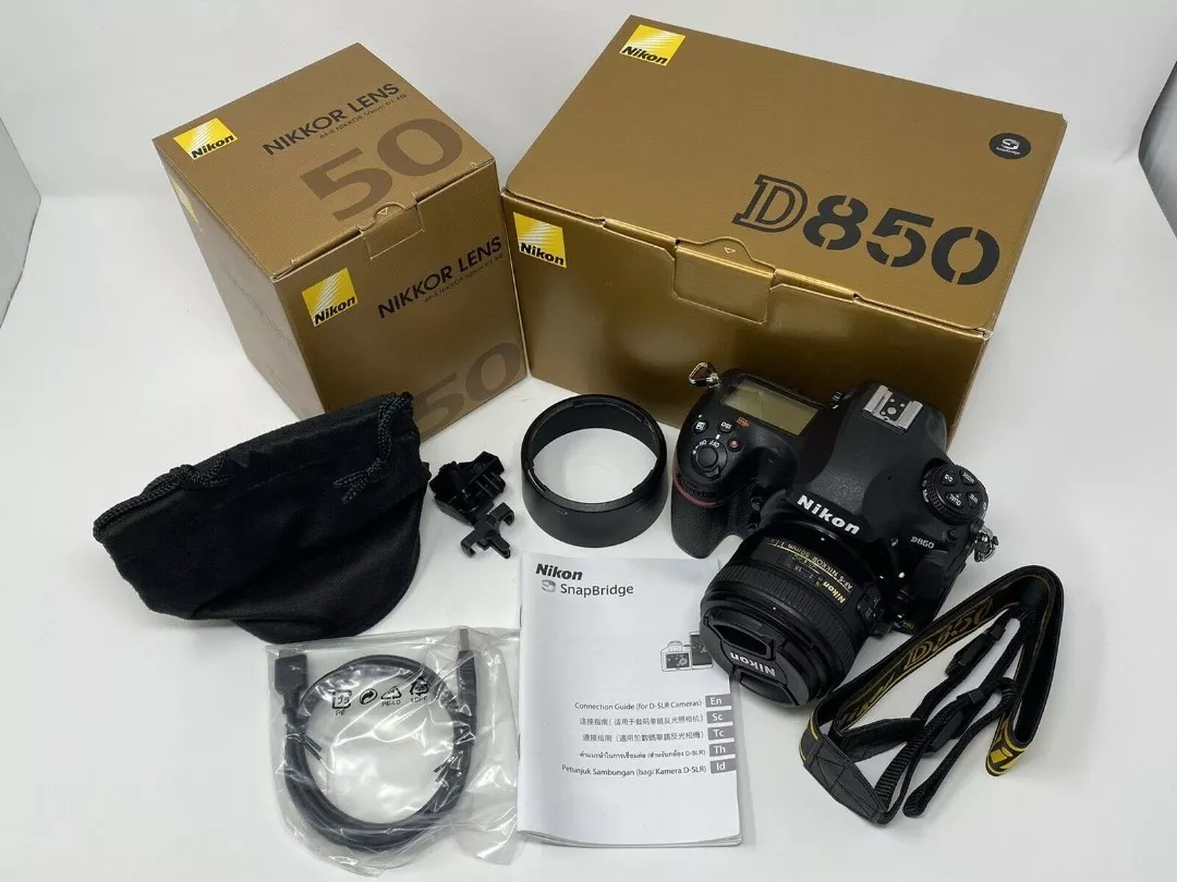 Nikon D850 45.7mp Fx Digital Slr Camera With Nikkor 50mm F/1