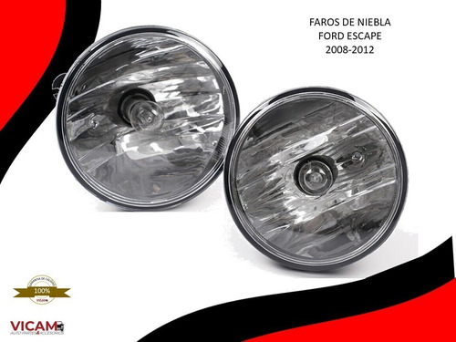 Juego De Faros De Niebla Ford Escape 2008-2012 Con Arnes Foto 3