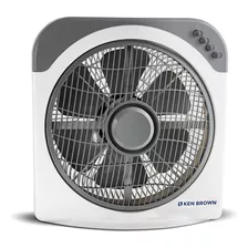 Ventilador Turbo Ken Brown Kb-12 12 40w Cantidad De Aspas 6 Color De La Estructura Gris Color De Las Aspas Gris Diámetro 35 Cm Material De Las Aspas Plástico