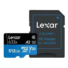 Tarjeta De Memoria Lexar Lsdmi512bb-633a High-performance 6