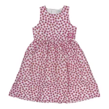 Vestido Infantil Feminino Momi Floral Festa Margarida