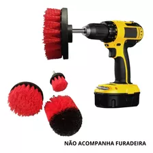 Kit 3 Peças Escova Nylon Limpeza Geral Banheiro Box piso