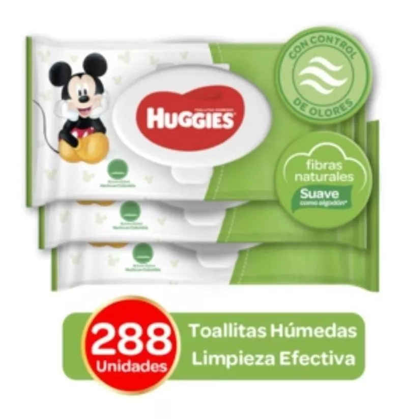 Toallas Húmedas Huggies Limpieza Ef - Unidad a $128