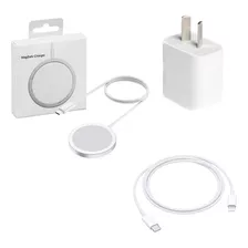 Kit Adaptador 20w + Usb C + Cargador Magsafe Para iPhone