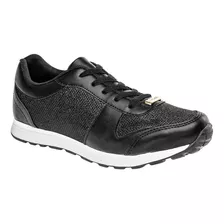 Moramora Tenis De Mujer 62501-1 Color Negro