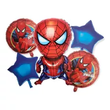 Bouquet Globos Spiderman + Varillas 