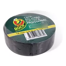 Cinta Pato Duck Tape Aisladora Negra 8mts Febo