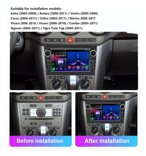 Estreo De Pantalla 7' Android 10 Opel Combo 2004-2011 Foto 10