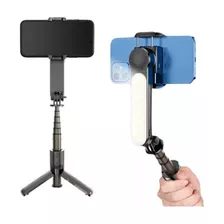 Estabilizador Gimbal Com Led Smartphone Bluetooth Tripé L09