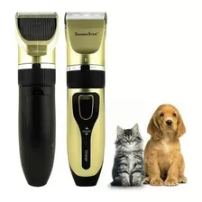 Kit Maquina Tosquiadeira Tosa Aparadora Pet Cães Gatos