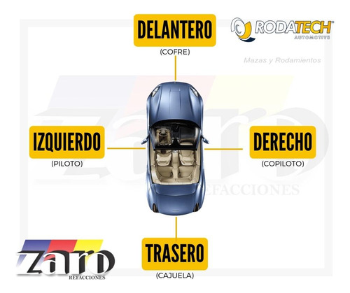 Maza Rueda Volkswagen Touareg 5.0l V10 200509 Fwd Del-tras Foto 6