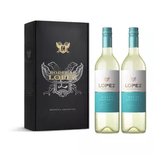 Vino Blanco Lopez Dulce Natural 2u 750ml De Bodegas Lopez