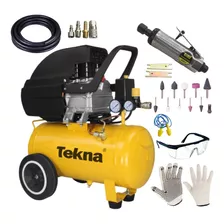 Compressor De Ar Tekna Cp8525 C/ Kit Proteção+ Retificadeira
