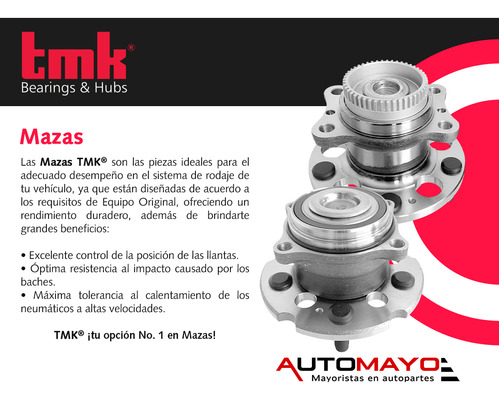 1 - Maza Del Izq/der Con Abs Tmk Forester H4 2.5l 08-12 Foto 4