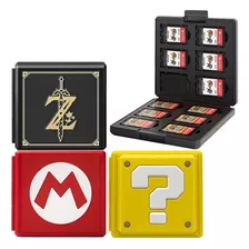 Estuche 12 En 1 Juegos Memorias Nintendo Switch Zelda Mario