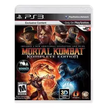 Jogo Seminovo Mortal Kombat Komplete Edition Ps3