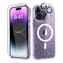 Funda Transparente Brillante Compatible Con iPhone 14 Pro