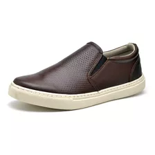 Sapatenis Mocassim Iate Masculino 100% Couro Legitimo Calçar