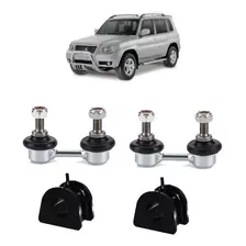 Kit 2 Bieleta + 2 Bucha Barra Dianteira Pajero Tr4 2007-08