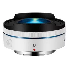 Lente Samsung Ojo De Pez 10mm, Nx Mount, Blanco (ex-f10anw)