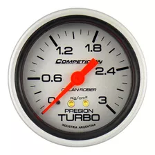 Manometro Presion De Turbo Escala: 0-3 Kg/cm2 Fondo Gris