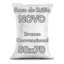 Saco De Ráfia 50x70 Novo Branco Kit 50 Unidades