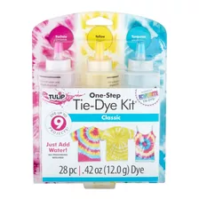 Kit Tulip De Tres Colores Tie Dye Clásicos 