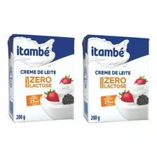 Creme De Leite Zero Lactose Nolac 200g Itambé Com 2 Unidades