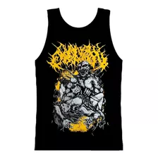 Camiseta Chainsaw Castration 001 Regata. Slam Death Metal