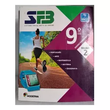 Livro Sfb Volume 2 Ensino 9ºa Ed. Moderna Portugues,matematica,arte,historia,geografia E Arariba Plus. 2º Edç Sistema Farias Brito De Ensino Fundamental