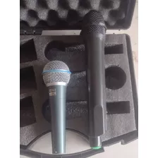 Microfone Profissional Donner Dr58a + S/ Fio A Pilha E Pasta