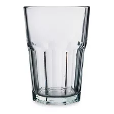 Vaso Oslo 400 Ml. Pack X 36 Clasico Facetado. Rigolleau Color Vidrio Transparente