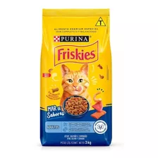 Alimento Friskies S Para Gato Adulto Sabor Peixe E Frutos Do Mar Em Sacola De 3kg