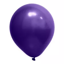 Balão Cromado 5 Polegadas 25 Unidades Artlatex Cor Roxo Cromado Liso